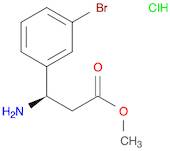 (R)-Methyl 3-amino-3-(3-bromophenyl)propanoate hydrochloride