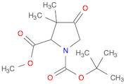 1,2-Pyrrolidinedicarboxylic acid, 3,3-dimethyl-4-oxo-,1-(1,1-dimethylethyl) 2-methyl ester