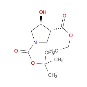 trans-1-tert-Butyl 3-ethyl 4-hydroxypyrrolidine-1,3-dicarboxylate