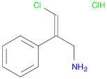 Benzeneethanamine, b-(chloromethylene)-, hydrochloride, (bE)-