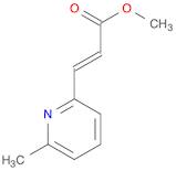 2-Propenoic acid, 3-(6-methyl-2-pyridinyl)-, methyl ester, (2E)-