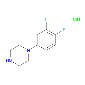 Piperazine, 1-(3,4-difluorophenyl)-, monohydrochloride