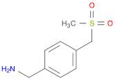 [4-(methanesulfonylmethyl)phenyl]methanamine