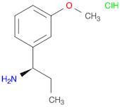 Benzenemethanamine, a-ethyl-3-methoxy-, hydrochloride, (aR)-