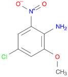 Benzenamine, 4-chloro-2-methoxy-6-nitro-