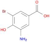 3-Amino-5-bromo-4-hydroxybenzoic acid