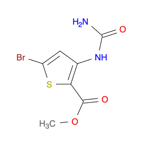 methyl 5-bromo-3-(carbamoylamino)thiophene-2-carboxylate