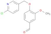 4-((6-Chloropyridin-3-yl)methoxy)-3-methoxybenzaldehyde