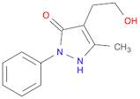 4-(2-hydroxyethyl)-5-methyl-2-phenyl-1H-pyrazol-3-one