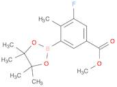 Benzoic acid,3-fluoro-4-methyl-5-(4,4,5,5-tetramethyl-1,3,2-dioxaborolan-2-yl)-,methyl ester