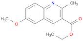 3-Quinolinecarboxylic acid, 6-methoxy-2-methyl-, ethyl ester