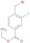 Benzoic acid, 4-(bromomethyl)-3-fluoro-, ethyl ester