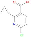 3-Pyridinecarboxylic acid, 6-chloro-2-cyclopropyl-