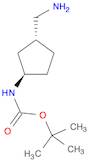 Carbamic acid, [(1R,3R)-3-(aminomethyl)cyclopentyl]-,1,1-dimethylethyl ester, rel-