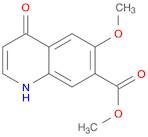 7-Quinolinecarboxylic acid, 1,4-dihydro-6-methoxy-4-oxo-, methyl ester