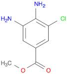 Benzoic acid, 3,4-diamino-5-chloro-, methyl ester