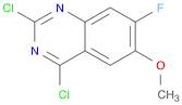 Quinazoline, 2,4-dichloro-7-fluoro-6-methoxy-