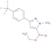 1H-Pyrazole-5-carboxylic acid, 1-methyl-3-[4-(trifluoromethyl)phenyl]-,ethyl ester