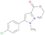 1H-Pyrazole-3-carboxylic acid, 5-(4-chlorophenyl)-1-methyl-, ethyl ester