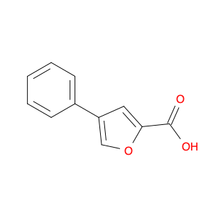 2-Furancarboxylic acid, 4-phenyl-