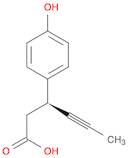 Benzenepropanoic acid, 4-hydroxy-b-1-propynyl-, (bS)-