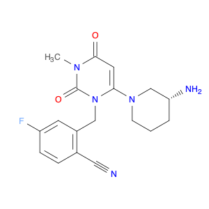 Benzonitrile,2-[[6-[(3R)-3-amino-1-piperidinyl]-3,4-dihydro-3-methyl-2,4-dioxo-1(2H)-pyrimidinyl...