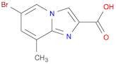 6-bromo-8-methylimidazo[1,2-a]pyridine-2-carboxylic acid