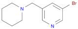 Pyridine, 3-bromo-5-(1-piperidinylmethyl)-