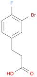 Benzenepropanoic acid, 3-bromo-4-fluoro-