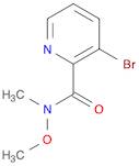 3-bromo-N-methoxy-N-methylpicolinamide