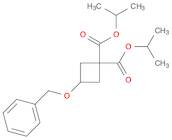 1,1-Cyclobutanedicarboxylic acid, 3-(phenylmethoxy)-, 1,1-bis(1-methylethyl) ester