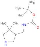 tert-butylN-[(4,4-dimethylpyrrolidin-3-yl)methyl]carbamate