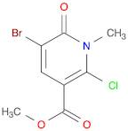 3-Pyridinecarboxylic acid,5-bromo-2-chloro-1,6-dihydro-1-methyl-6-oxo-, methyl ester