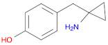 4-((1-Aminocyclopropyl)methyl)phenol