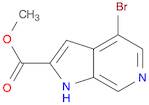 1H-Pyrrolo[2,3-c]pyridine-2-carboxylic acid, 4-bromo-, methyl ester