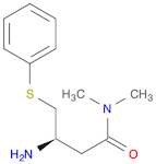 Butanamide, 3-amino-N,N-dimethyl-4-(phenylthio)-, (3R)-