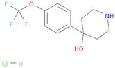 4-(4-(trifluoromethoxy)phenyl)piperidin-4-ol hydrochloride