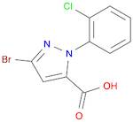 1H-Pyrazole-5-carboxylic acid, 3-bromo-1-(2-chlorophenyl)-