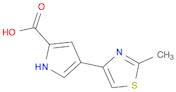 4-(2-methyl-1,3-thiazol-4-yl)-1H-pyrrole-2-carboxylic acid