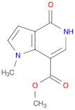 1H-Pyrrolo[3,2-c]pyridine-7-carboxylic acid,4,5-dihydro-1-methyl-4-oxo-, methyl ester