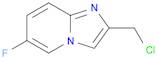 Imidazo[1,2-a]pyridine, 2-(chloromethyl)-6-fluoro-