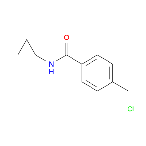 Benzamide, 4-(chloromethyl)-N-cyclopropyl-