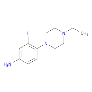 Benzenamine, 4-(4-ethyl-1-piperazinyl)-3-fluoro-