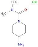 1-Piperidinecarboxamide, 4-amino-N,N-dimethyl-, monohydrochloride