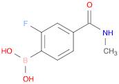 [2-Fluoro-4-(methylcarbamoyl)phenyl]boronic acid