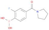 B-[2-Fluoro-4-(1-pyrrolidinylcarbonyl)phenyl]boronic acid