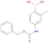 (4-(((Benzyloxy)carbonyl)amino)-2-fluorophenyl)boronic acid