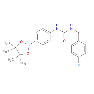 1-(4-fluorobenzyl)-3-(4-(4,4,5,5-tetramethyl-1,3,2-dioxaborolan-2-yl)phenyl)urea