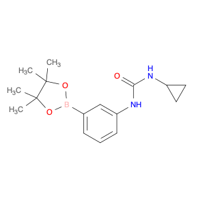 1-Cyclopropyl-3-(3-(4,4,5,5-tetramethyl-1,3,2-dioxaborolan-2-yl)phenyl)urea