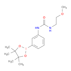 1-(2-methoxyethyl)-3-(3-(4,4,5,5-tetramethyl-1,3,2-dioxaborolan-2-yl)phenyl)urea